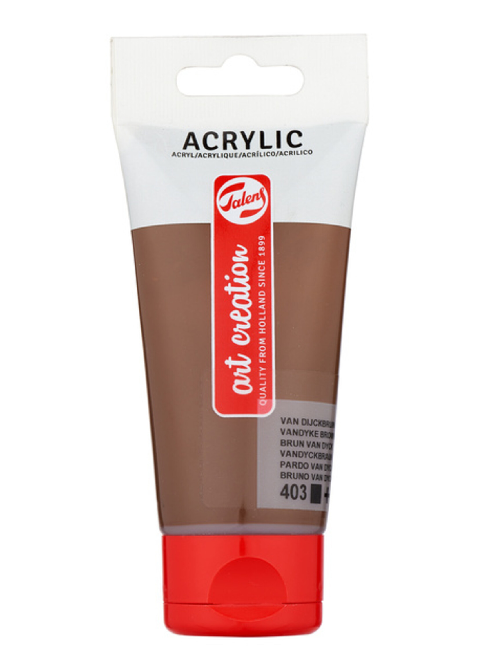 Talens Art Creation Acrylverf Talens Art Creation 403 van dijckbruin tube à 75ml