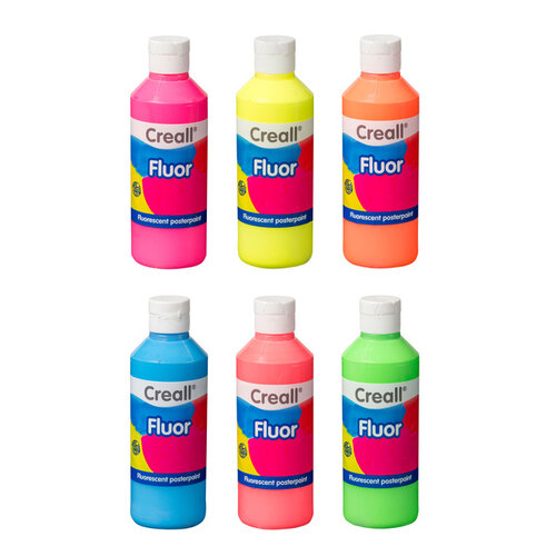 Creall Plakkaatverf Creall fluor geel 250ml