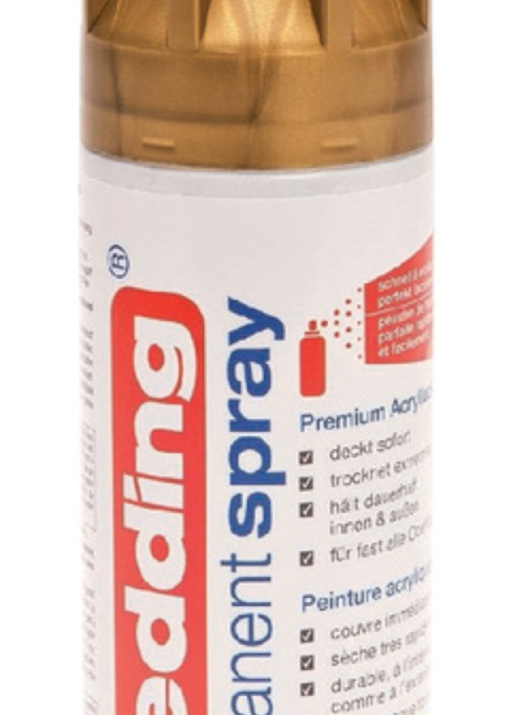 edding Spray peinture Permanent edding 5200 Or Précieux Mat