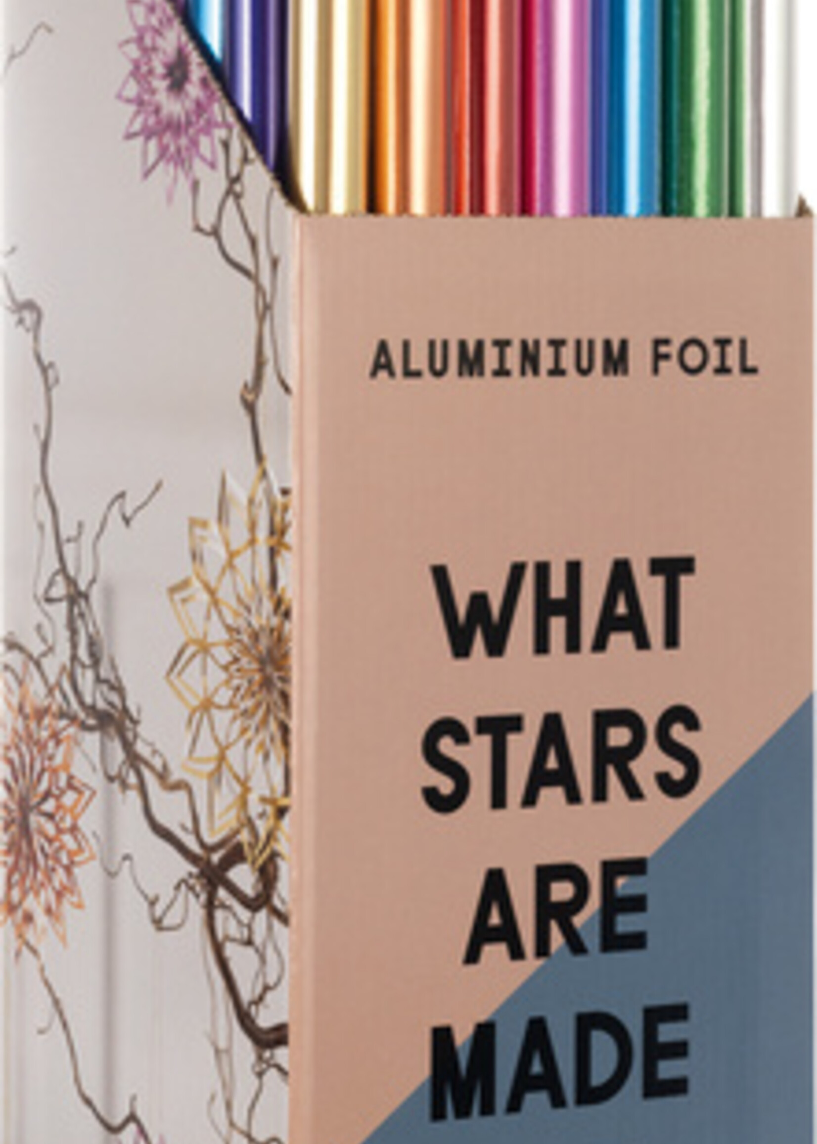 Folia Paper Film aluminium Folia 50x78cm présentoir 50 rouleaux assorti