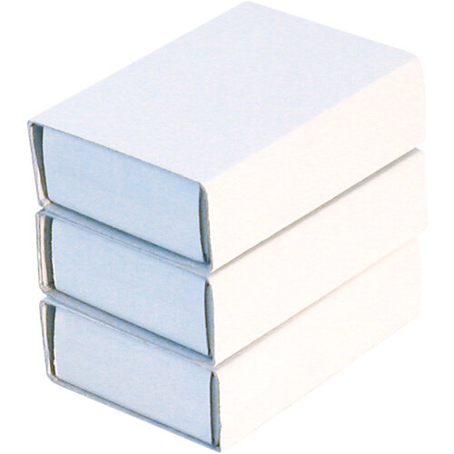 Folia Paper Boîtes d'allumettes Folia 53x36x10mm blanc