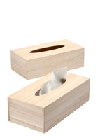 Creotime Boîte à mouchoirs en bois Creotime 27x14x8cm