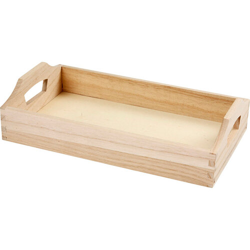 Creotime Dienblad Creotime hout 30x17x5cm