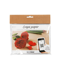 Set créatif Papier crépon Creotime mini rose