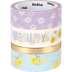 Ruban Washi Folia Hotfoil Abeilles