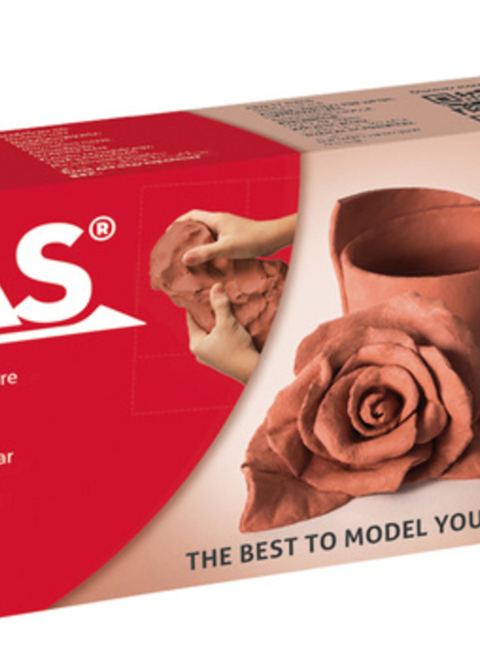 Das Pâte à modeler DAS auto-durcissante terra cotta 1kg