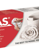 Das Pâte à modeler DAS auto-durcissante blanc 1kg