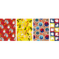 Design Group Papier cadeau Saint-Nicolas 200x70cm lot 3 rouleaux + feuille stickers assorti