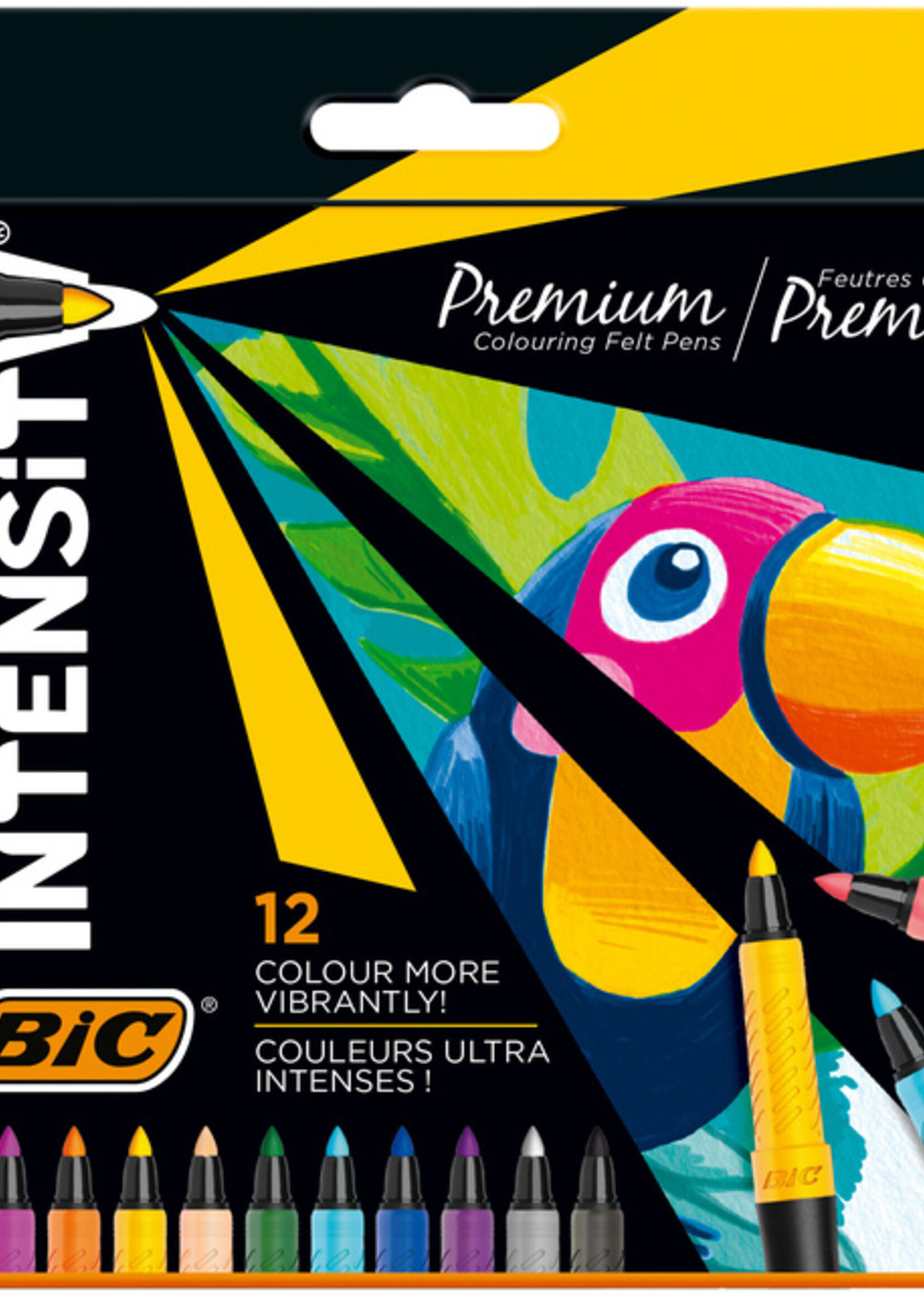 Bic Feutre couleur BIC Intensity étui12 couleurs