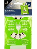 Kangaro Parkeerschijf Kangaro E-car met blauwe en groene zijde