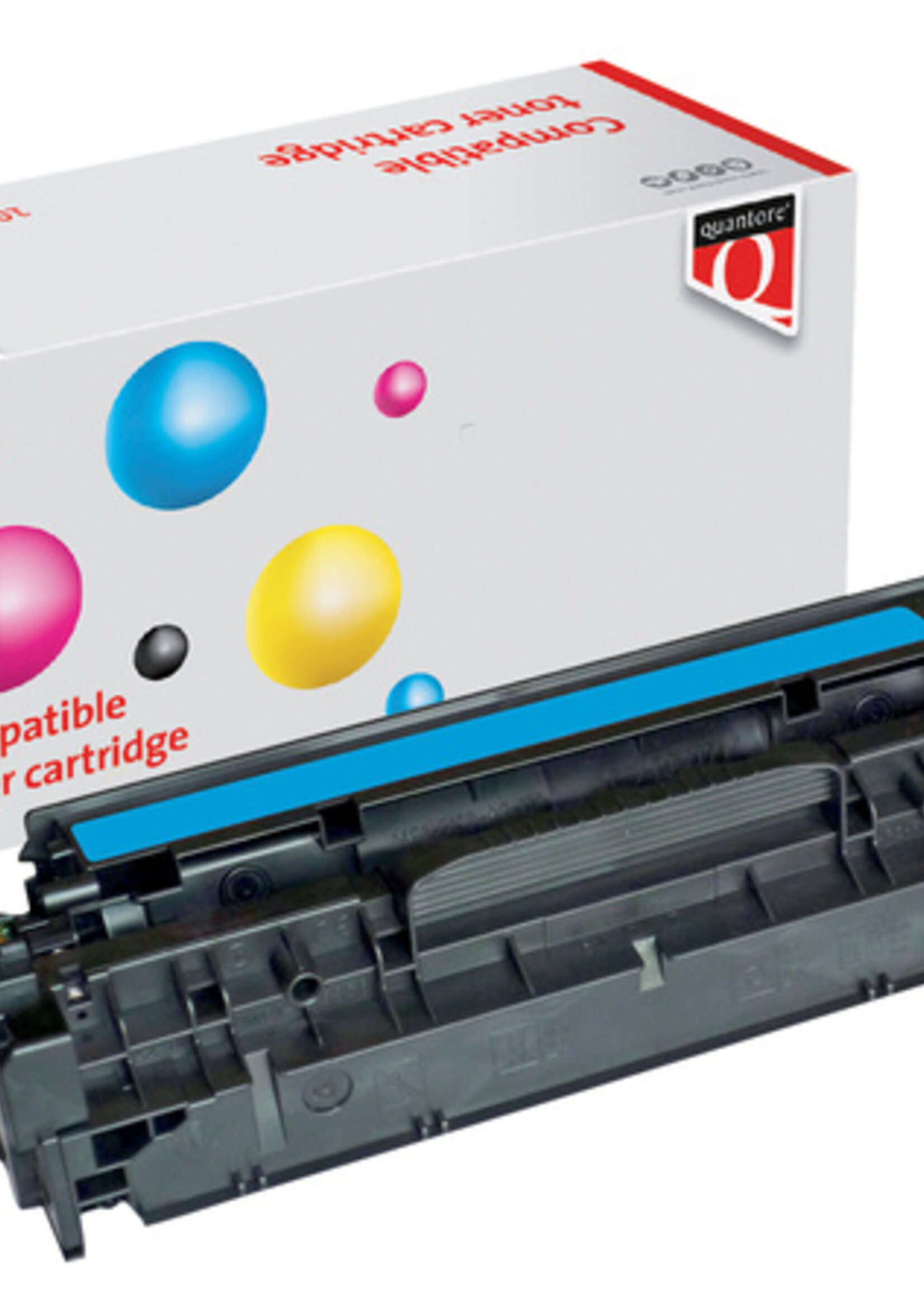 Quantore Tonercartridge Quantore alternatief tbv Canon 2661B002 / CRG-718C blauw
