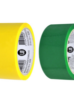 Office Basics 4 x ruban d'emballage coloré - PP - 50mm x 66m - assorti