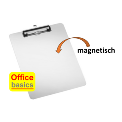 Klembord Aluminium - Magnetisch - Office Basics - A4