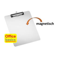 Porte-bloc Aluminium - Magnétique - Office Basics - A4
