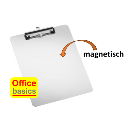 Office Basics Porte-bloc Aluminium - Magnétique - Office Basics - A4