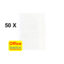 50 x Snelhechtmap Office Basics - A4 - PP - wit