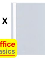 Office Basics 50 x Snelhechtmap Office Basics - A4 - PP - grijs