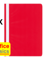 Office Basics 50 x Snelhechtmap Office Basics - A4 - PP - rood