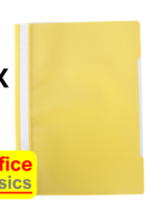 Office Basics 50 x Snelhechtmap Office Basics - A4 - PP - geel