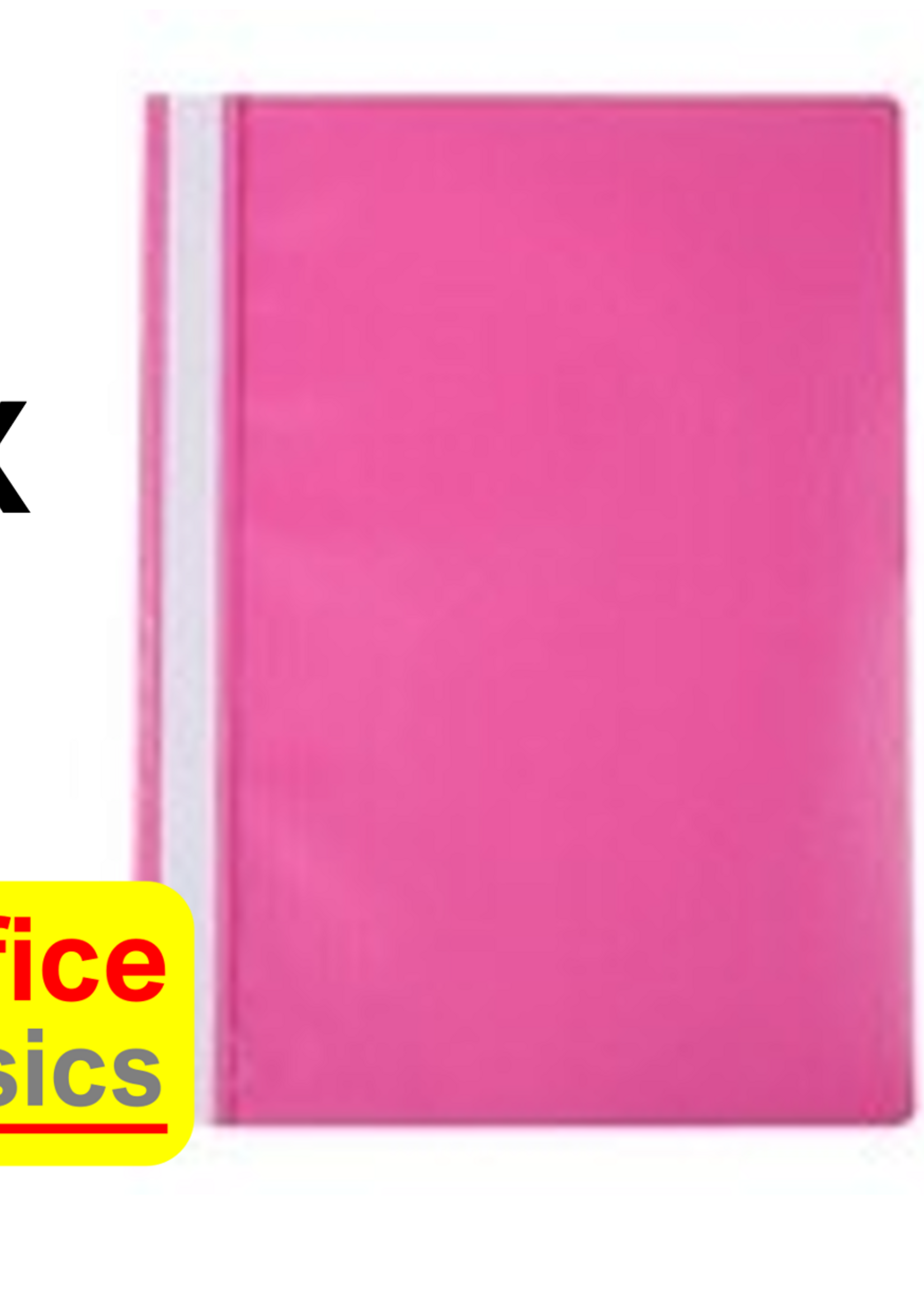 Office Basics 50 x  Chemise à lamelle Office Basics - A4 - PP - pink