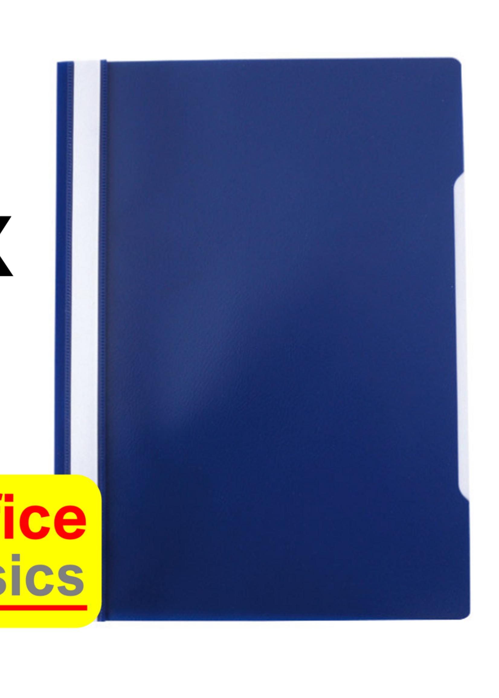 Office Basics 50 x Snelhechtmap Office Basics - A4 - PP - blauw
