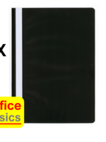 Office Basics 50 x Snelhechtmap Office Basics - A4 - PP - zwart