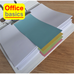 Bande de séparation Office Basics - rectangulaire - 105x240mm - assorti