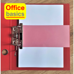 Bande de séparation Office Basics - rectangulaire - 105x240mm - rouge