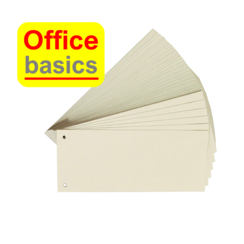 Bande de séparation Office Basics - rectangulaire - 105x240mm - chamois