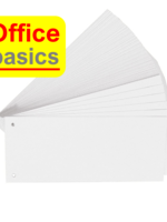 Office Basics Bande de séparation Office Basics - rectangulaire - 105x240mm - blanc