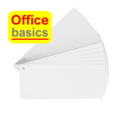 Bande de séparation Office Basics - rectangulaire - 105x240mm - blanc