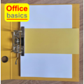 Office Basics Lot de bandes séparatrices Office Basics - pour A4 105x240mm - 4 couleurs - 4 x 100 pièces