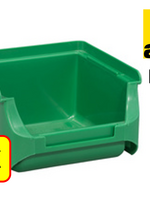 Allit 5 x Magazijnbak - grijpbak - stapelbak Allit - ProfiPlus Box 1 - 0,3 L - PP - groen