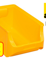 Allit 4 x Bac de rangement - bac de reÌcupeÌration - bac empilable Allit - ProfiPlus Box 4 - 5,8 L - PP - jaune