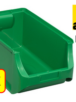 Allit 4 x Magazijnbak - grijpbak - stapelbak Allit - ProfiPlus Box 4 - 5,8 L - PP - groen