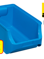 Allit 4 x Bac de rangement - bac de reÌcupeÌration - bac empilable Allit - ProfiPlus Box 4 - 5,8 L - PP - bleu