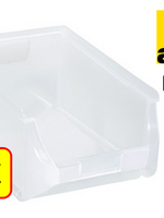 Allit 4 x Magazijnbak - grijpbak - stapelbak Allit - ProfiPlus Box 5 - 17,5 L - PP - transparant