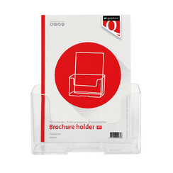 Porte-brochures Quantore A5 transparent