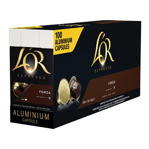 L'or Koffiecups L'Or espresso Forza 100 stuks