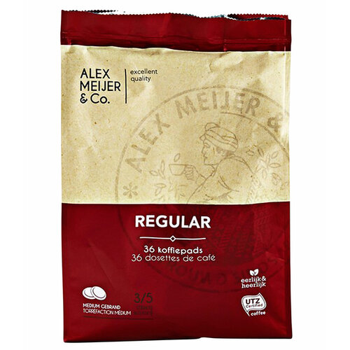 Alex Meijer Koffiepads Alex Meijer regular 36 stuks 7gram