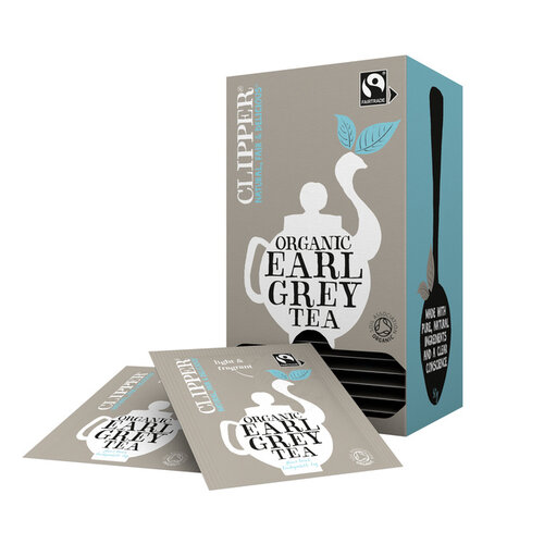 Clipper Thé Clipper Fairtrade earl grey Bio 25 sachets