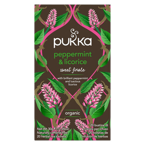 Pukka Thé Pukka Peppermint & Licorice 20 sachets