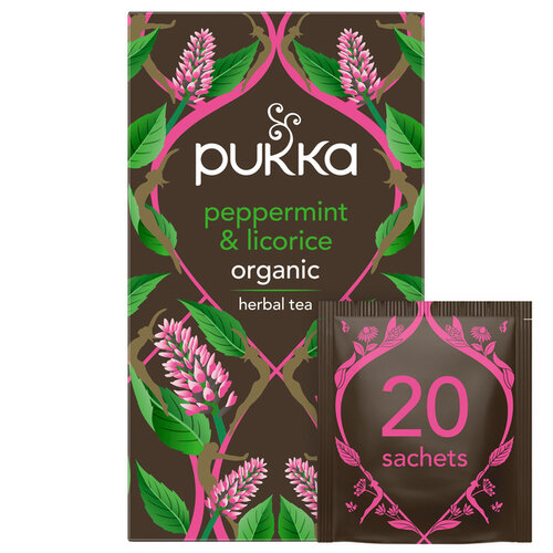 Pukka Thé Pukka Peppermint & Licorice 20 sachets
