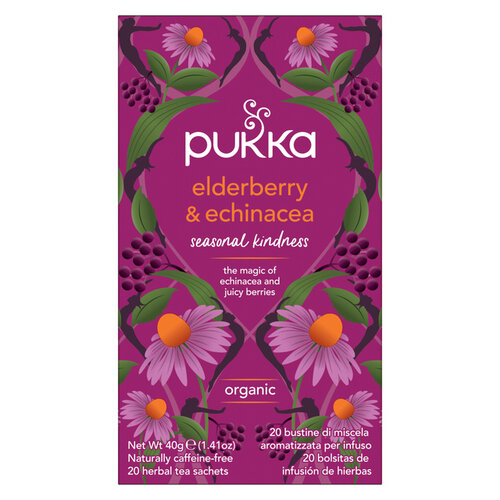 Pukka Thé Pukka Elderberry &t Echinacea 20 sachets