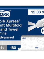 Tork Handdoek Tork Xpress® H2 Multifold advanced 2-laags 21x180st wit 120398