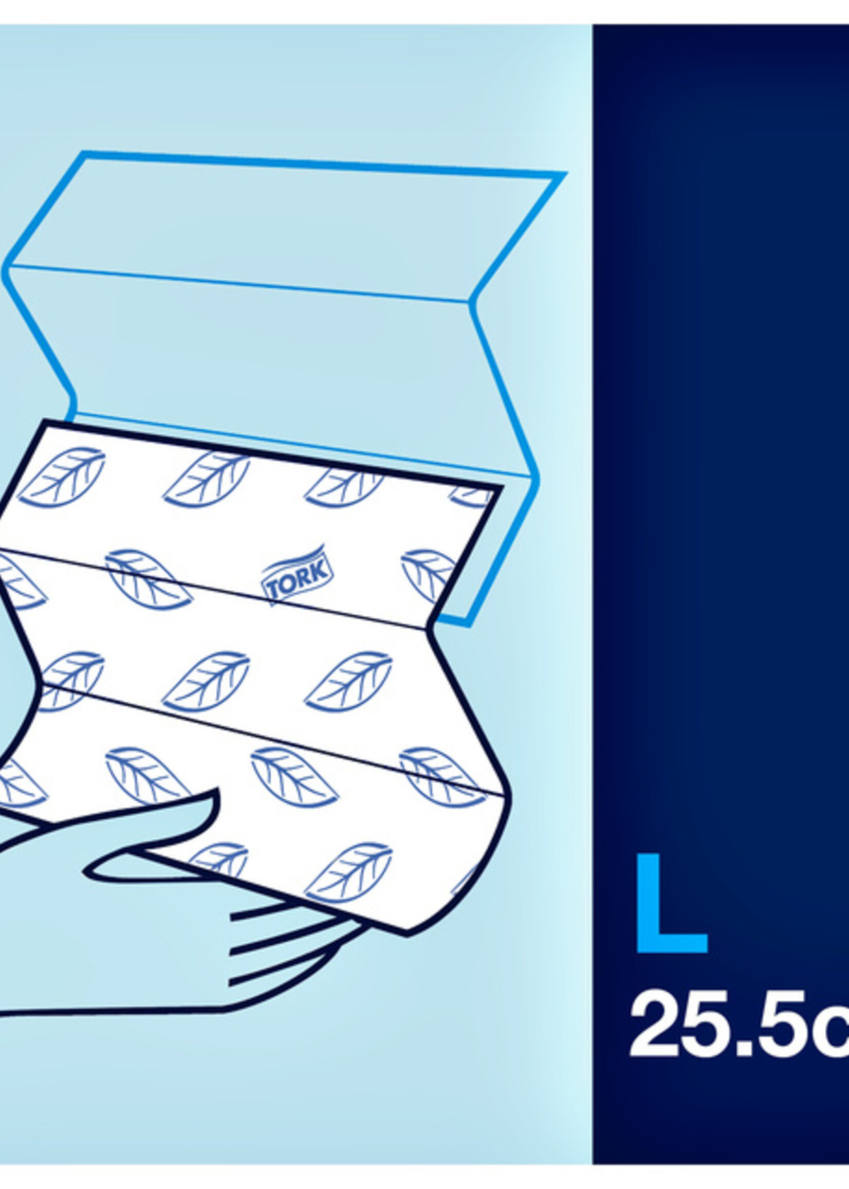 Tork Handdoek Tork Xpress® H2 Multifold advanced 2-laags 21x180st wit 120398