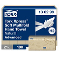 Tork Handdoek Tork Xpress Soft Multifold Advanced H2 213x240mm 180 vel Natural 130299