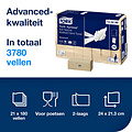Tork Handdoek Tork Xpress Soft Multifold Advanced H2 213x240mm 180 vel Natural 130299