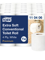 Tork Toiletpapier Tork T4 premium extra zacht 4-laags 150 vel wit 110406