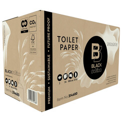 Papier toilette BlackSatino GreenGrow ST10 314680 2 ép 712 feuilles naturel